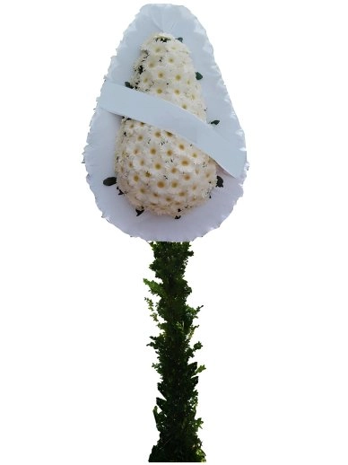 Beyaz Gerbera Çelenk